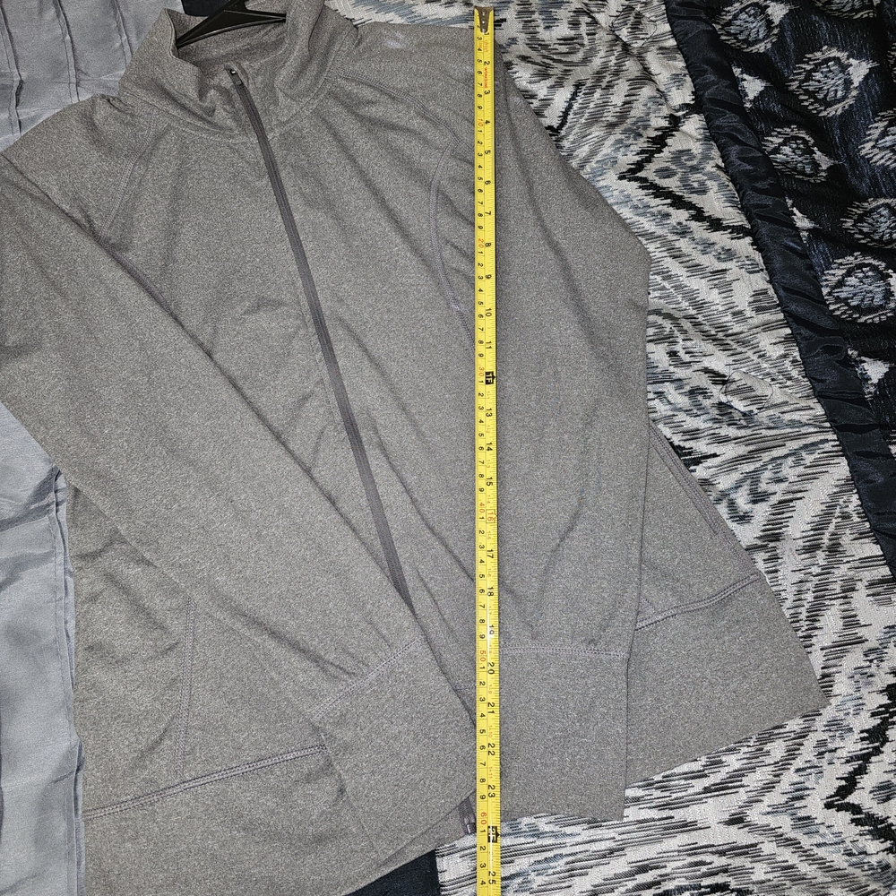 NEW Eddie Bauer Women's Gray Full Zip Track Jacket Size L Lightweight - Picture 7 of 10